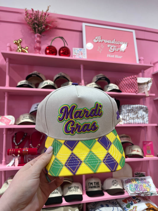 Mardi Gras Trucker Hat
